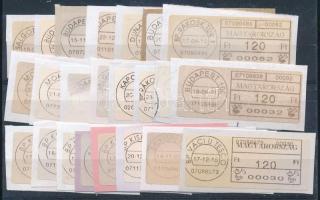 Magyar ragjegyek stecklapon