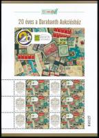 2024 20 éves a Darabanth Aukciósház - Belföld megszemélyesített ív (bélyeg)