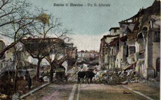 Messina San Liberale street ruins