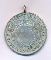 1846B 20kr Ag "V. Ferdinánd" T:VF füllel Hungary 1846B 20 Kreuzer Ag "Ferdinand V" C:VF with ear Unger III.:1419., Huszár:2081