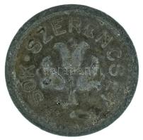 DN "BUÉK / Sok szerencsét" részben festett fém zseton (18mm) T:XF,VF