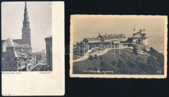 20 db RÉGI külföldi város képeslap, főleg megíratlan / 20 pre-1945 foreign town postcards, mainly un...