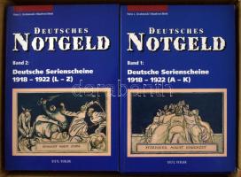 Hans L. Grabowski - Manfred Mehl: Deutsches Notgeld Band 1: Deutsche Serienscheine 1918-1922 (A-K) + Deutsches Notgeld Band 2: Deutsche Serienscheine 1918-1922 (L-Z) + Anton Geiger: Deutsches Notgeld Band 3: Das deutsche Großnotgeld 1918-1921 + Manfred Müller: Deutsches Notgeld Band 4: Die Notgeldscheine der deutschen Inflation von August 1922 bis Juni 1923 + Hans-Ludwig Grabowski: Deutsches Notgeld Band 5: Deutsche Kleingeldscheine: Amtliche Verkhersausgaben 1916-1922 (Aachen-Lingen) + Band 6: Deutsche Kleingeldscheine Amtliche Verkhersausgaben 1916-1922 (Linnich-Zwickau)