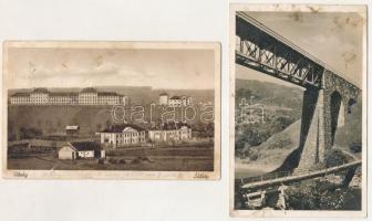 16 db RÉGI magyarországi város képeslap, vegyes minőségben / 16 pre-1945 Hungarian town postcards in...