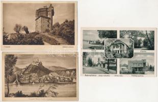 10 db RÉGI magyarországi város képeslap, vegyes minőségben / 10 pre-1945 Hungarian town postcards in mixed quality