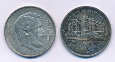 1947. 5Ft Ag "Kossuth" + 1992. 200Ft Ag "MNB" T:VF,XF patina
Adamo F8.1, F13