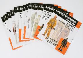 A második világháború katonái sorozat 1-18. része, a hozzá tartozó ólomkatonákkal