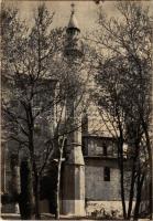 1952 Pécs, Djakovali Hasszán dzsámija a minarettel, mecset. Zsabokorszky felvétele (EK)