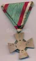 1942. "Tűzkereszt II. fokozata" bronzozott hadifém kitüntetés mellszalaggal és kitöltetlen...