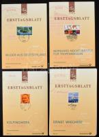 NSZK 66 db Ersttagsblatt az 1975-2000 közötti időszakból, benne többpéldányok is