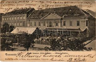 1904 Temesvár, Timisoara; Tiszti kaszinó, Illits kioszk. Moravetz és Weiss kiadása / casino, kiosk (EK)