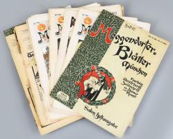 ca 1905 Egy doboznyi Meggendorfer-Blätter német szatirikus magazin kb egy tucat száma, nagyrészt jó állapotban.