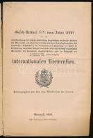 1888 [A Román Királyság és a monarchia közötti határviták rendezéséről szóló egyezményt beiktató tör...
