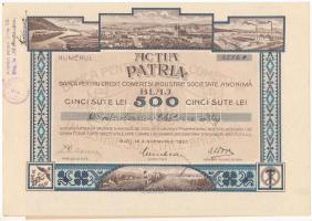 Románia / Balázsfalva (Blaj) 1920. "Romániai Hitel-, Kereskedelmi és Ipari Bank Részvénytársasá...