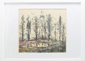 Gross Arnold (1929-2015): Az öröm ünnepe I. Ofszet nyomat, papír, jelzett a nyomaton. Az 1973-ban me...