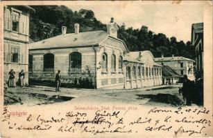 1903 Selmecbánya, Banska Stiavnica, Schemnitz; Breischneider Zsigmond és fia cipőgyára, főraktár Budapesten. Ernst Zsigmond kiadása / shoe factory (EK)