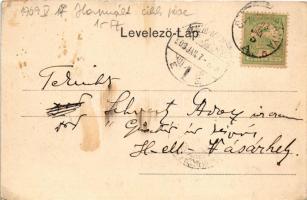 1903 Selmecbánya, Banska Stiavnica, Schemnitz; Breischneider Zsigmond és fia cipőgyára, főraktár Bud...