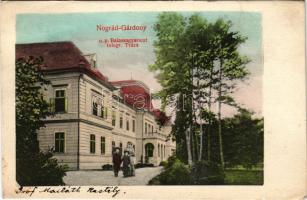 1907 Nógrádgárdony, Nógrád-Gárdony (Csitár); Gróf Majláth kastély (EK)