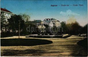 Sopron, Deák tér. Piri Dániel kiadása (fl)