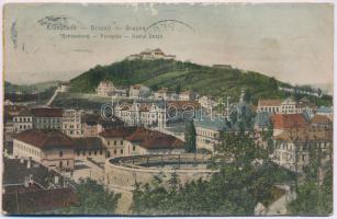 1916 Brassó, Kronstadt, Brasov; Schlossberg / Fellegvár / Dealul Straji / upper castle (r)