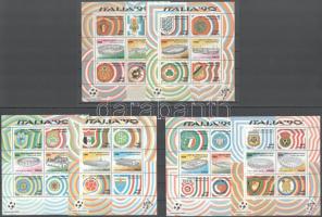 1990 Labdarúgó Világbajnokság blokksor Mi 3-8