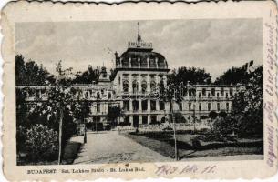 1923 Budapest II. Szt. Lukács fürdő (fl)