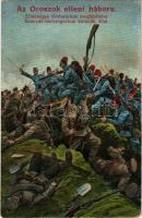 Oroszok elleni háború. Ellenséges lövészárkok meghódítása bosnyák-hercegovinai katonák által / WWI military, Bosnian soldiers against Russians (EK)