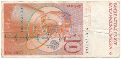 Svájc 1990-1992. 10Fr T:F,VG
Switzerland 1990-1992. 10 Francs C:F,VG
Krause P#53