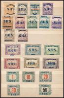 SHS 1918 22 db bélyeg, Bodor vizsgálójellel