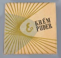 Elida krémpőder bakelit doboz és eredeti papírdoboz, szép állapotban