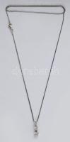 Ezüst (Ag) nyaklánc köves medállal. jelzett br 5,08 g