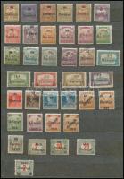 Baranya I. 1921 37 db bélyeg, Bodor vizsgálójellel