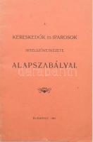 A kereskedők és iparosok hitelszövetkezete alapszabályai. Bp., 1905, papírkötés, jó állapotban.