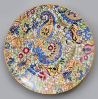 Zsolnay Arabeszk mintás tál. Jelzett, hibátlan, d: 15 cm