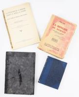 Néhány vegyes régi könyv, nyomtatvány, kézirat, kézzel írt kotta a XIX. sz. közepétől a XX: sz. elejéig. Átnézni való