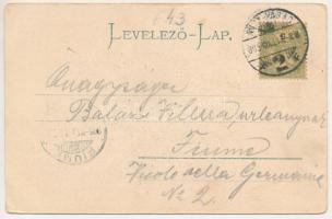 1905 Nagyvárad, Oradea; Evangélikus templom. Schönfeld Sámuel kiadása / Lutheran church (EK)