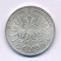 Ausztria 1913. 2K Ag "Ferenc József" T:XF Austria 1913. 2 Coronae Ag "Franz Joseph" C:XF Krause KM#2821