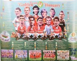 Tóth Antal, Tónió (1960-): The Golden team of Hungary. Nyomat, plakát, papír. Jelezve jobbra lent (filctollal). Feltekerve. 48x68 cm