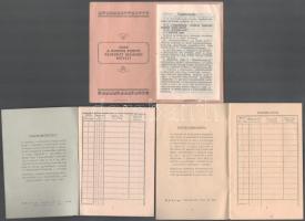 cca 1930 ,,Takarékosság" Nyíregyháza általános szabályait ismertető füzet + cca 1950 Vásárlási ...