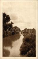1916 Temesvár, Timisoara; Dél-magyarországi Béga tájkép sorozat, Béga-part és híd. Photobromüra Nr. 149. Serie I. / Bega riverside, bridge (fl)