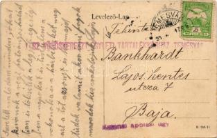 1916 Temesvár, Timisoara; Józsefváros, Indóház, vasútállomás. Montázs automobillal és urakkal / Iose...