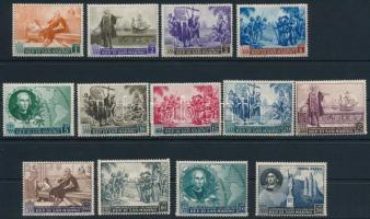 1952 Kolumbusz Kristóf születésének 500. évfordulója sor Mi 464-476