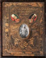 Tolnai Világháborús címeres katonai emléklap fényképpel, üvegezett keretben. 24x30 cm