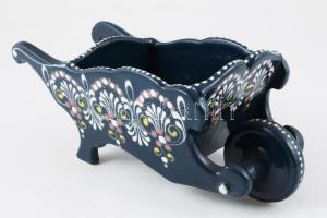 Gmund, Erich Hofer kerámia talicska. Kézzel festett, jelzett, hibátlan 24 cm