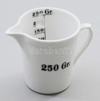Drasche porcelán mércés pohár, jelzett, hibátlan 10 cm