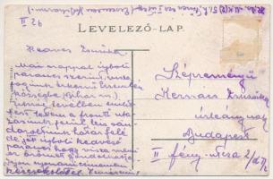 Érmihályfalva, Valea lui Mihai; vasútállomás, gőzmozdony. K. J. Bp. 1917/21. / railway station, loco...