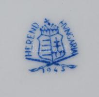 4 db Herendi porcelán tálka. Kézzel festett, jelzett, hibátlan 13,5 cm