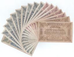 1946. 10.000AP-10.000.000AP (17db, 5xklf) T:F,VG (egy Pr) közte több szép papír