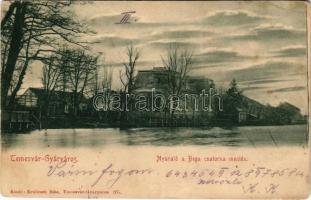 1902 Temesvár, Timisoara; Nyaraló a Béga csatorna mentén. Králicsek Béla kiadása / Bega riverside, villa (fl)
