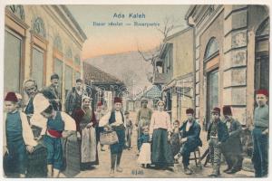 Ada Kaleh (Orsova), Török bazár részlet / Bazarpartie / Turkish bazaar shop, folklore (EK)